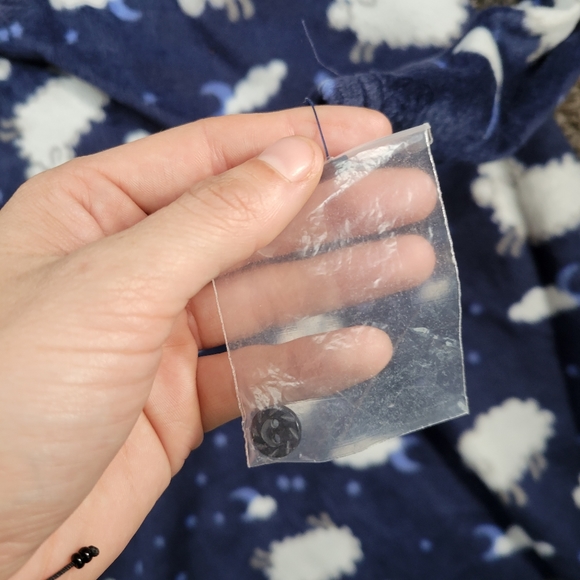 Croft & Barrow Long Nightgown Blue with White Sheep Warm Fuzzy Woman's Medium - Picture 6 of 8